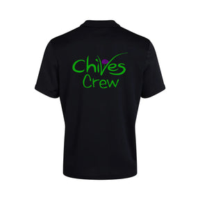 Chives Polo Top: Black