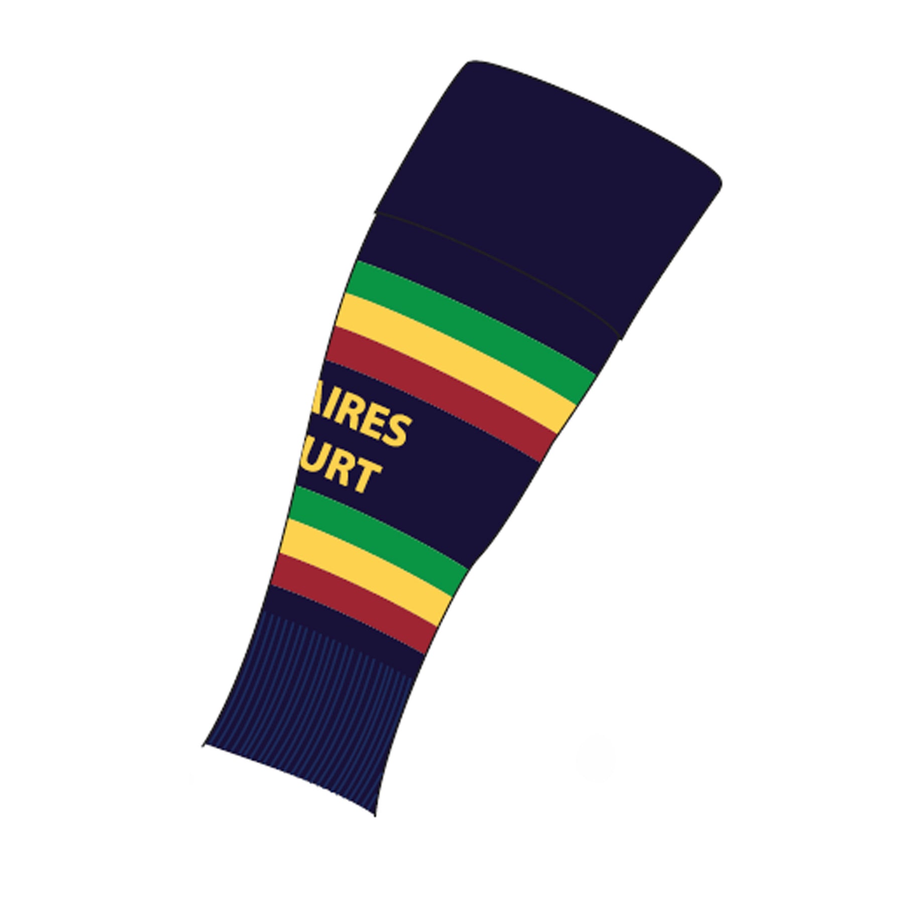 Claires Court School Senior Games Socks Footless: Navy