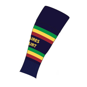 Claires Court School Senior Games Socks Footless: Navy