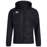 Canterbury Junior Club Vaposhield Full Zip Rain Jacket: Black