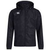 Canterbury Mens Club Vaposhield Full Zip Rain Jacket: Black