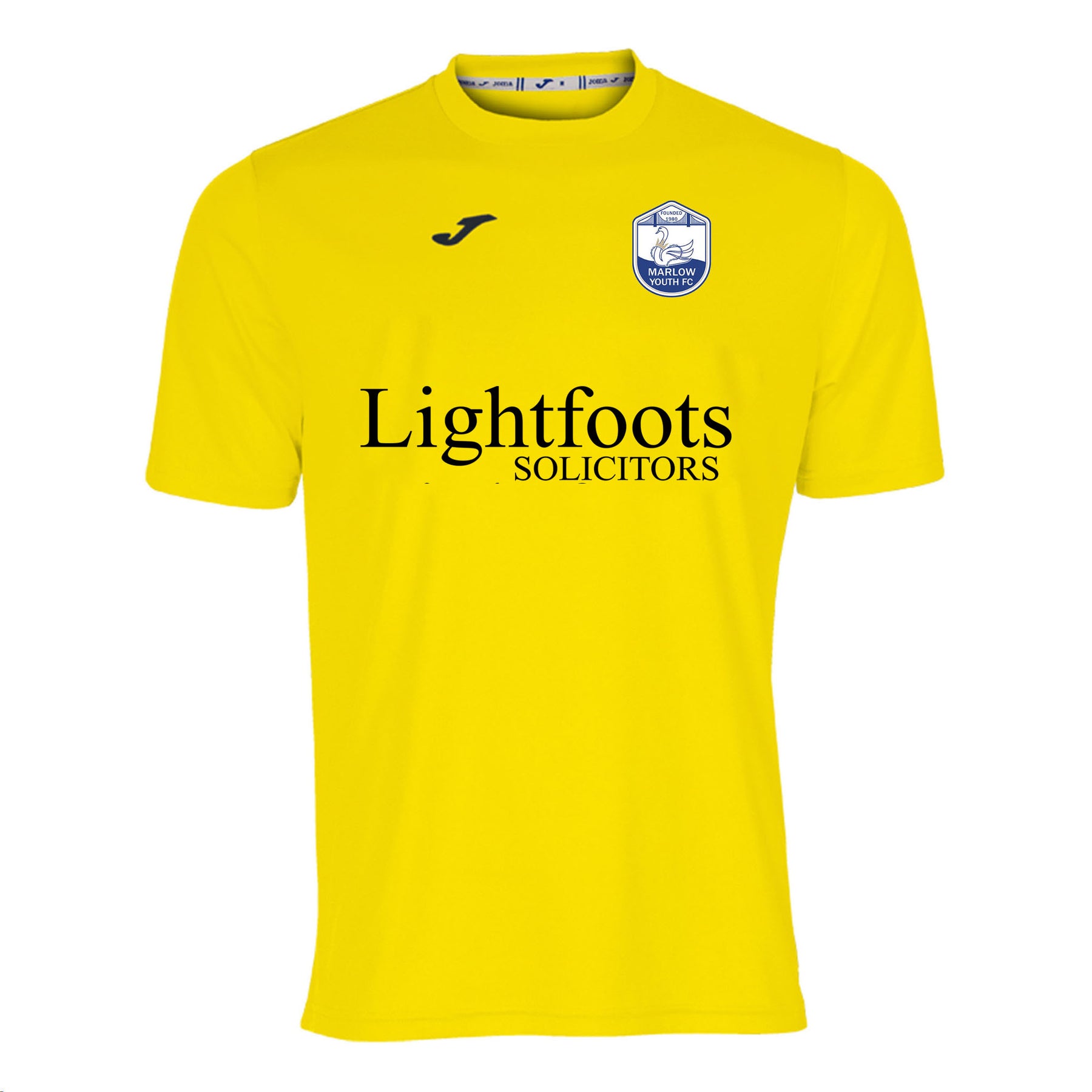 Marlow Youth FC Away Shirt: Yellow