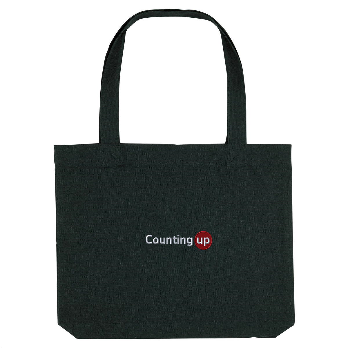 Counting Up Tote Bag: Black
