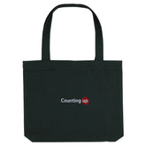 Counting Up Tote Bag: Black