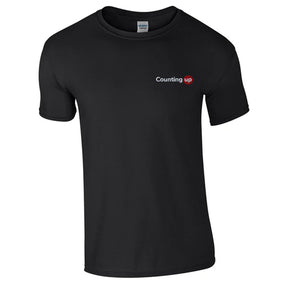 Counting Up T-Shirt: Black