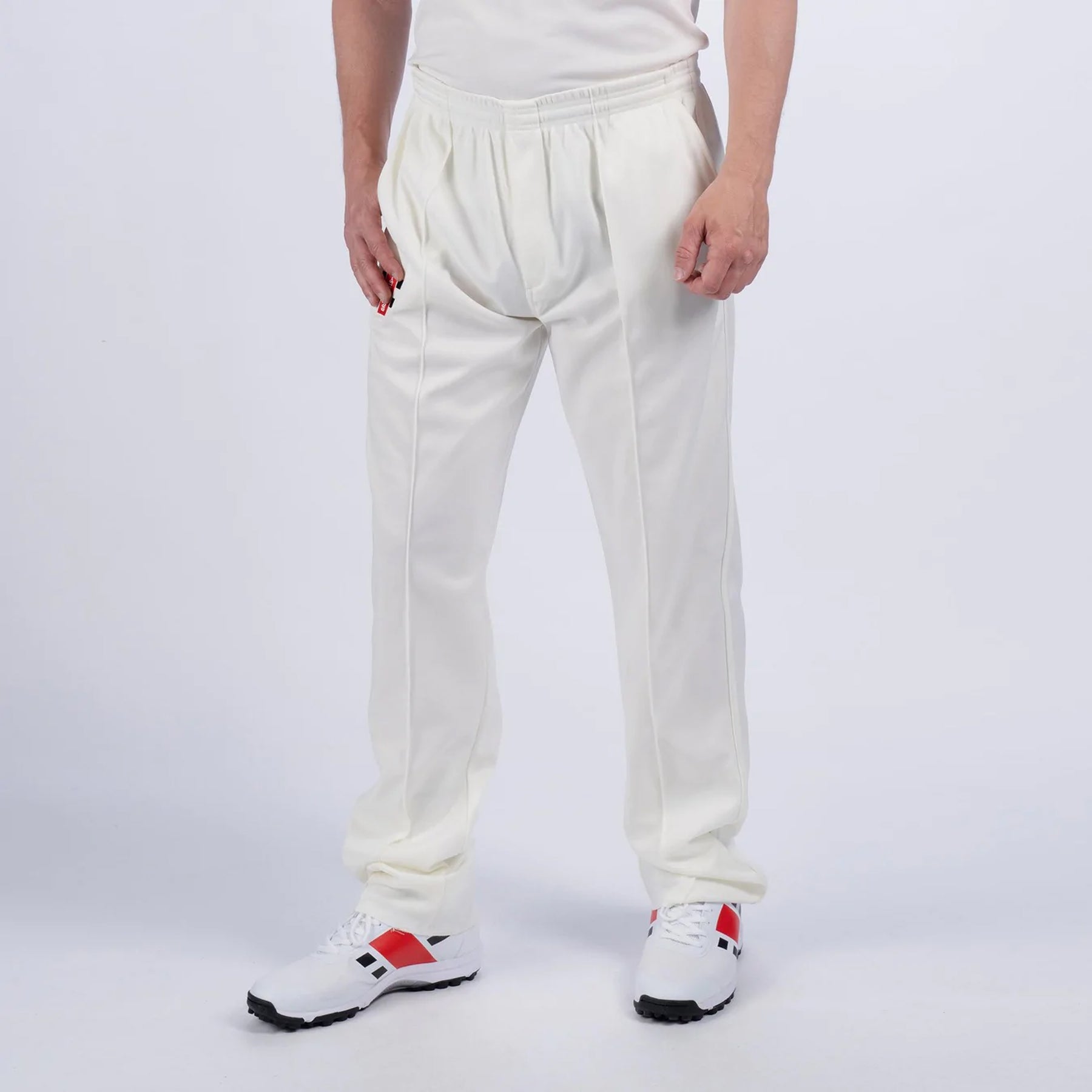 Gray Nicolls Matrix V2 Slim Fit Junior Cricket Trousers: Ivory