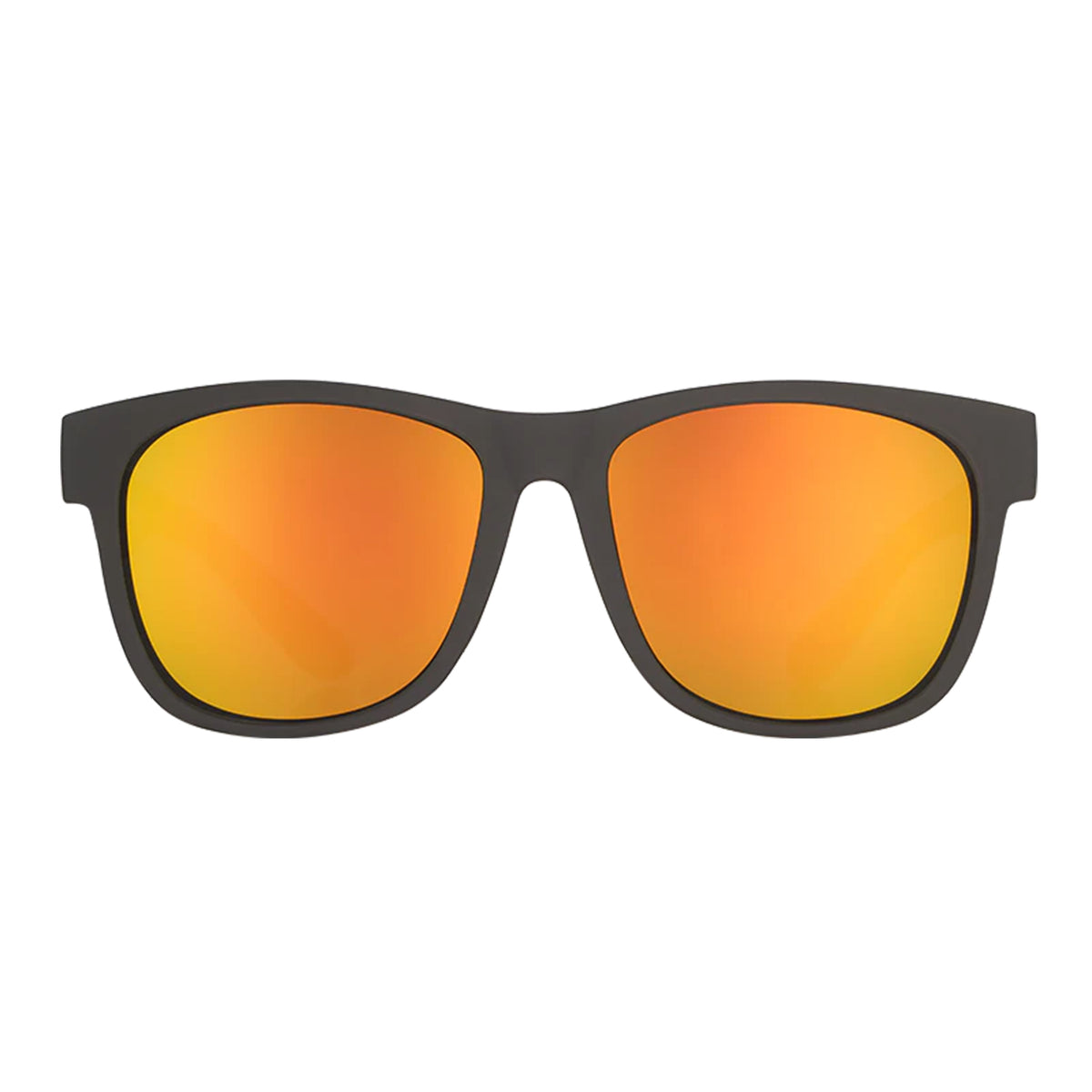 Goodr Bourbon Sunglasses Green Yellow Reflective Polarised Lenses: Black Frame