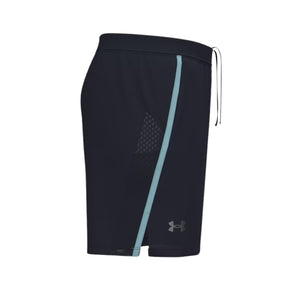 Under Armour Mens Launch Run 7inch 2-in-1 Running Shorts:Midnight Navy/Reflective