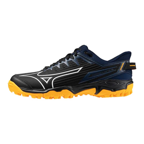 Mizuno Wave Lynx Astro Hockey Shoes: Black/White