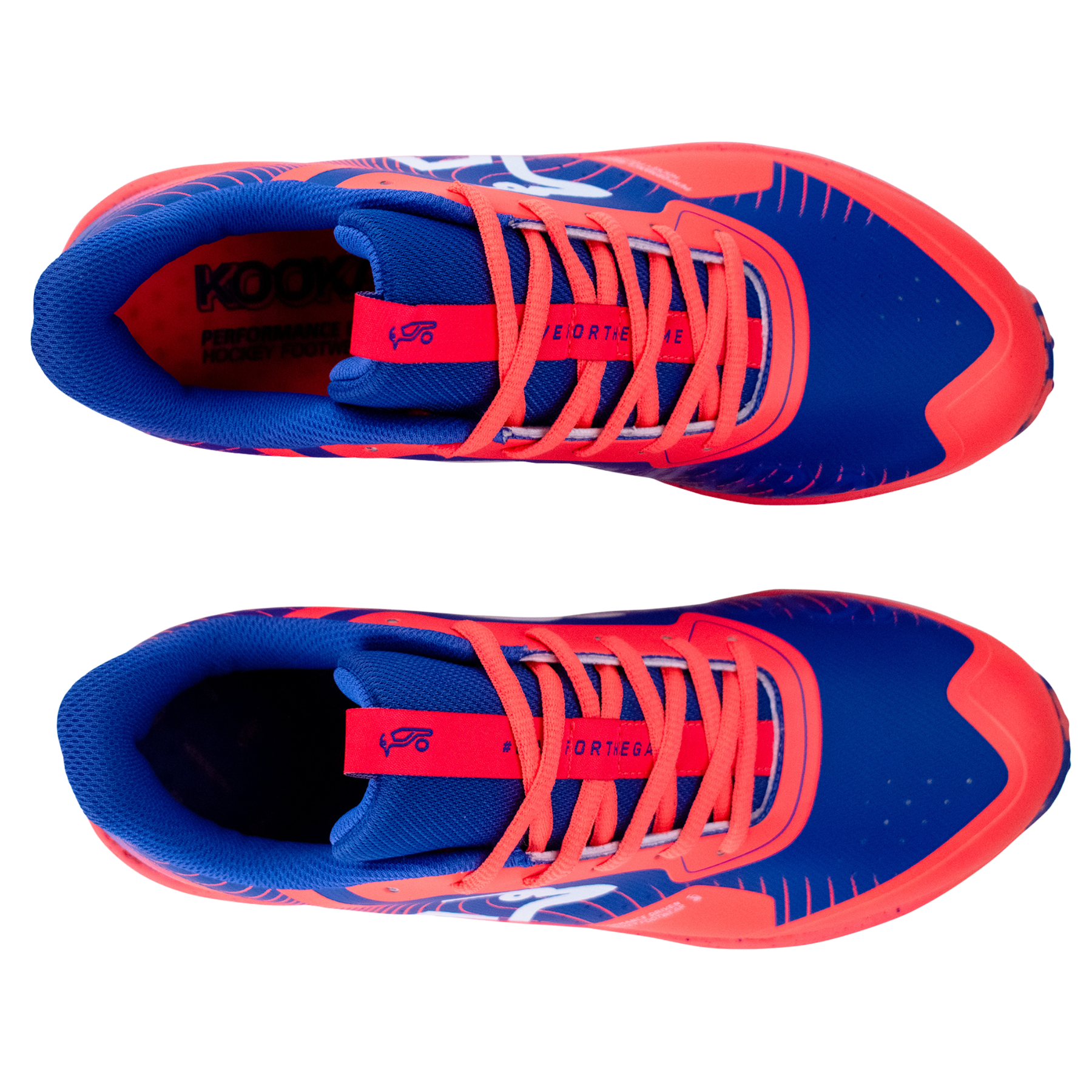 Kookaburra Verve Hockey Shoes: Deep Blue Coral
