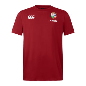 British & Irish Lions Rugby Cotton Jersey Tee: Red