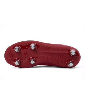 Canterbury Junior Stampede Team Soft Ground Rugby Boots: Red