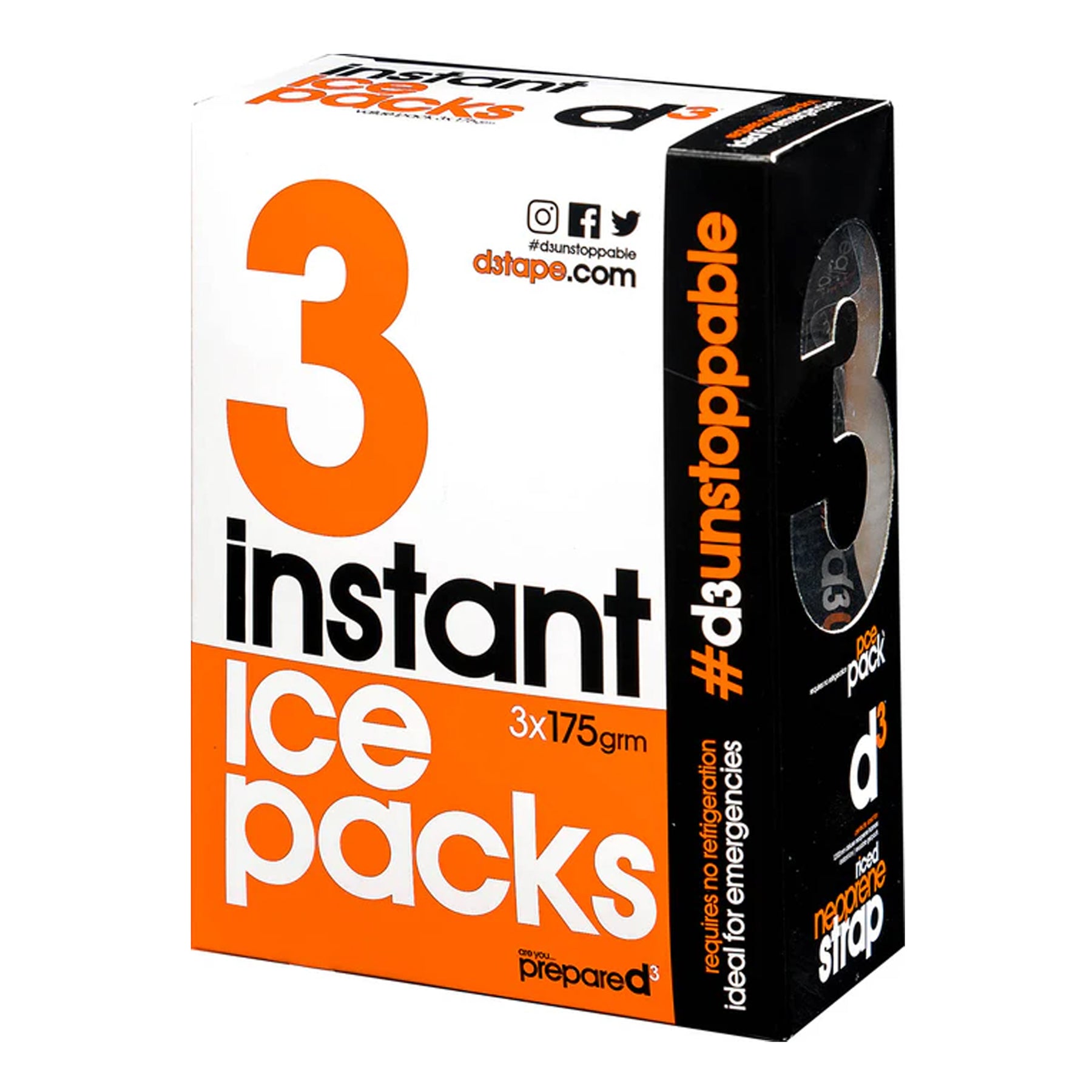 D3 Instant Icepack Pack of 3