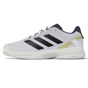 Adidas Ubersonic Kids Tennis Shoes: White/Plum