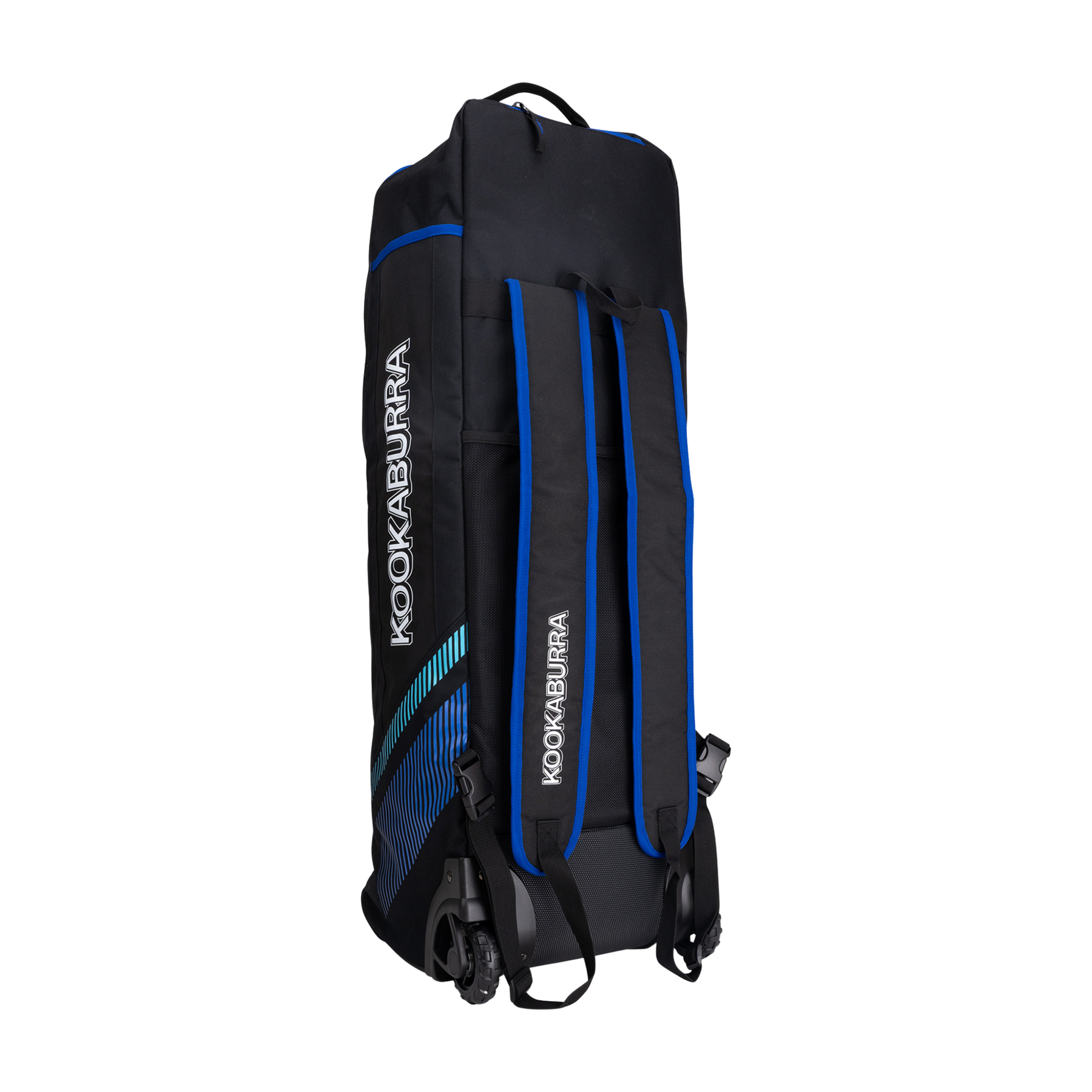 Kookaburra WD5000 Wheelie Duffle Bag 2025: Black/Grey