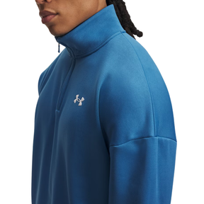 Under Armour Quarter Zip Men's Fleece: Aegen Blue/Black