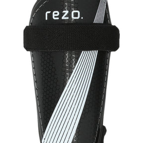 Rezo Irwin Shin Guards With Fixed Sock: Black