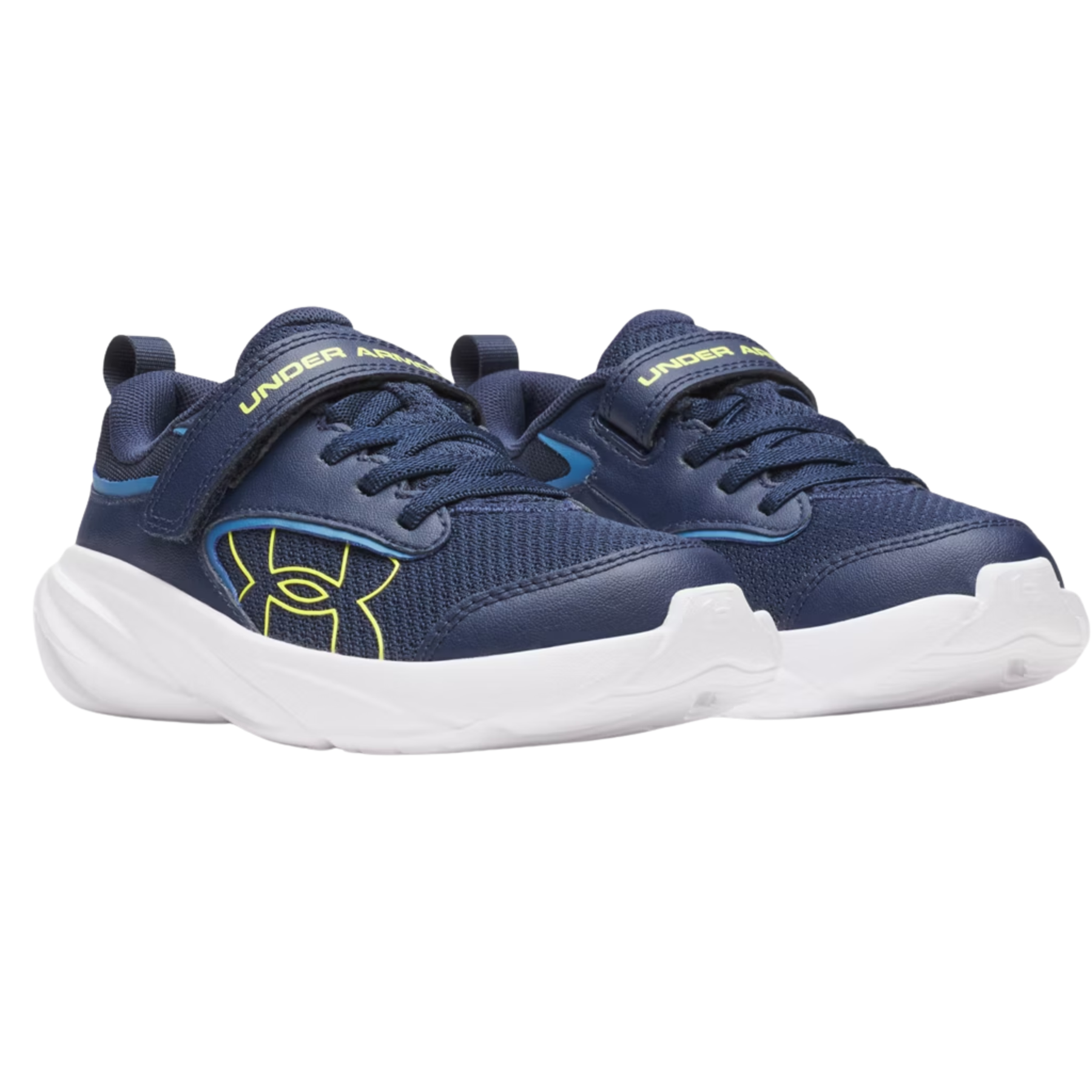 Under Armour Surge 5 AC Kids Running Shoes: Academy/Aegean Blue/Flash Light