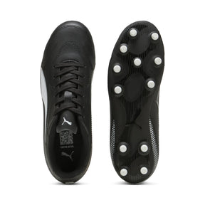Puma Vitoria II FG/AG Junior Football Boots: Black/White