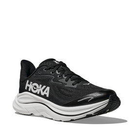 Hoka Clifton 10 Junior Running Shoes: Black/White