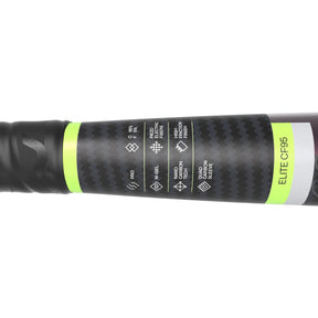 Mercian Elite CF95 Pro Hockey Stick: Carbon/Red Irridescent