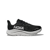 Hoka Clifton 10 Junior Running Shoes: Black/White