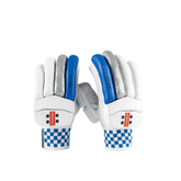 Gray Nicolls GN100X Batting Gloves: White/Blue