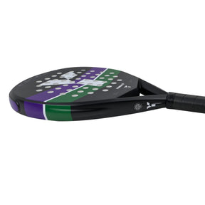 Y1 Panna Padel Racket: Black/Green/Purple