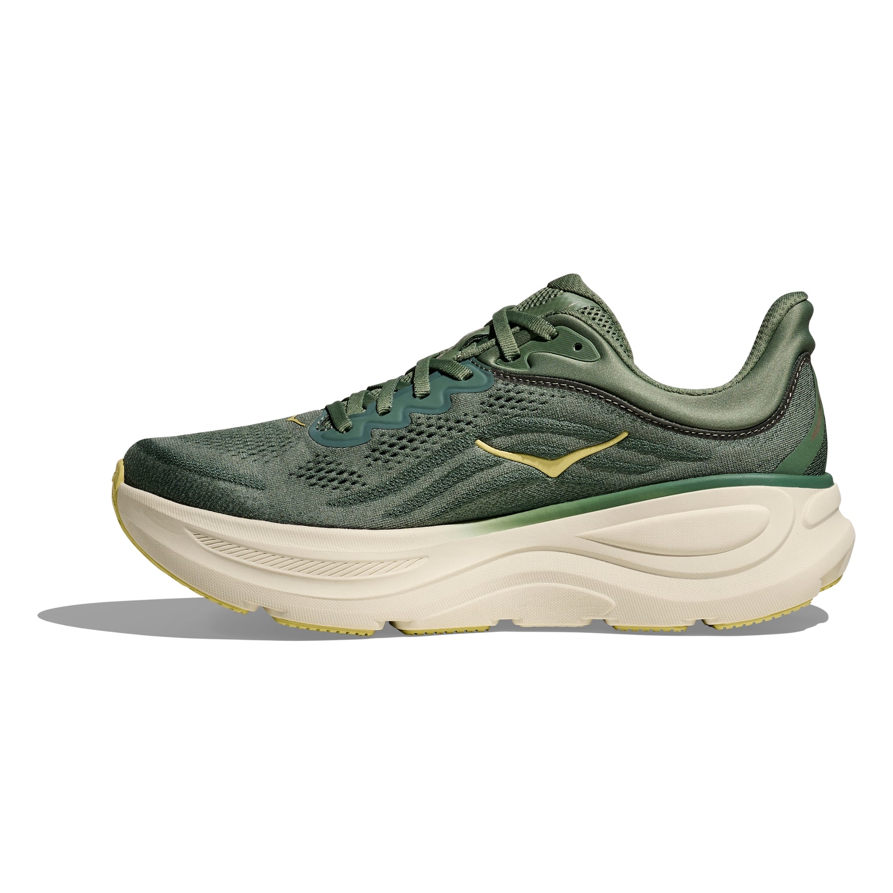 Hoka Bondi 9 Men's Running Shoes: Succulent/Fern