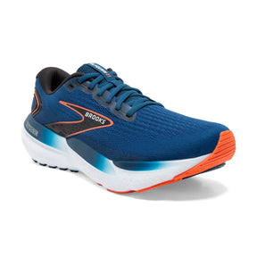 Brooks Glycerin 21 Men's Running Shoes: Blue Opal/Black/Nasturtium
