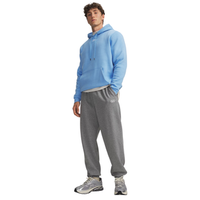 Under Armour Men's Rival Fleece Joggers: Castlerock Light Heather/White