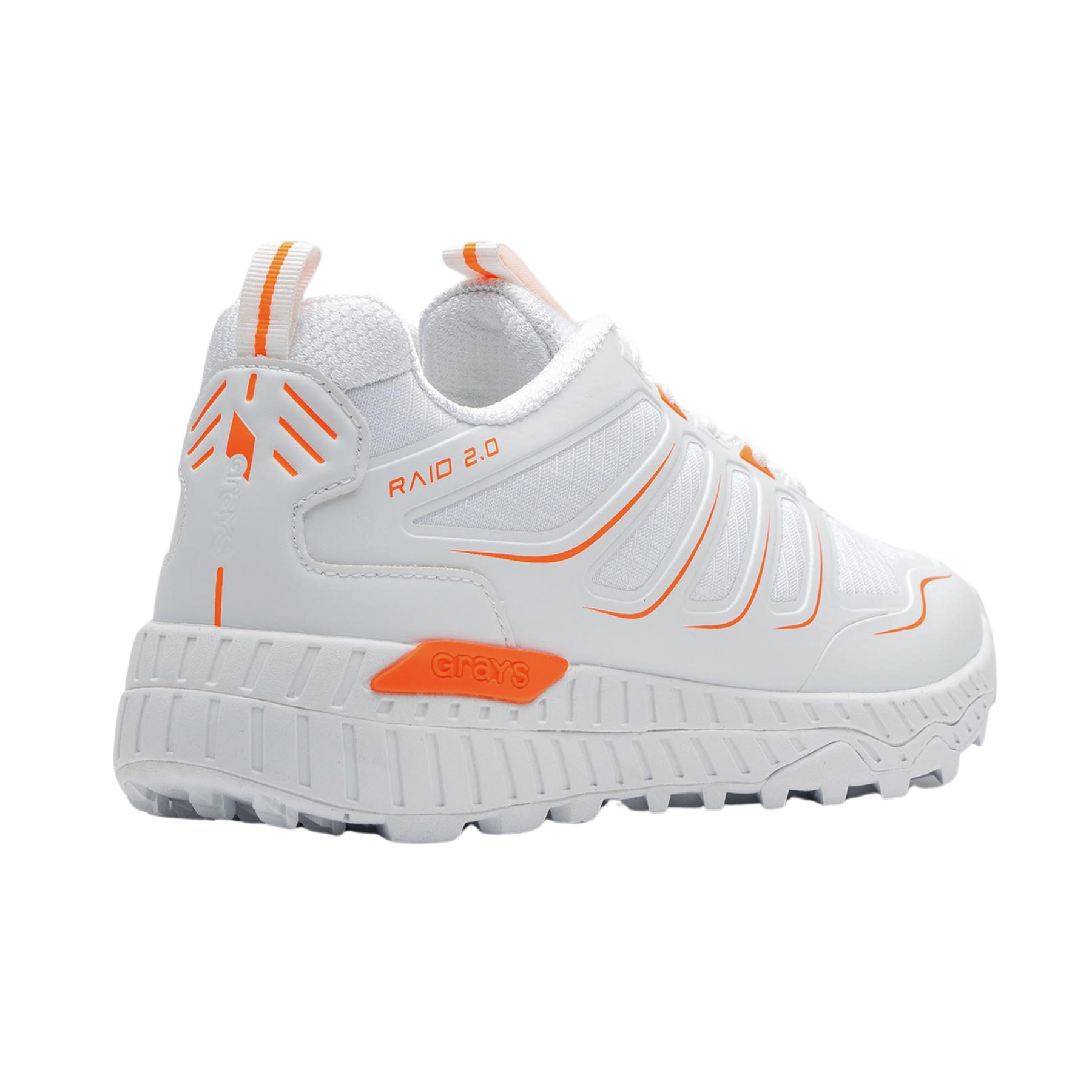 Grays Raid Hockey Shoes: White