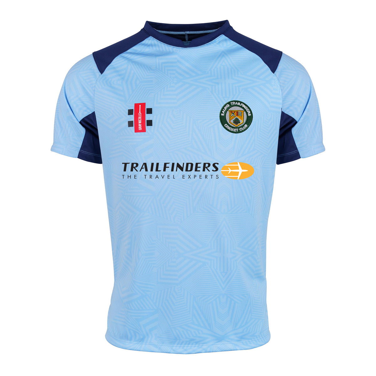 Ealing Trailfinders CC Pro T20 S/S Shirt: Sky/Navy