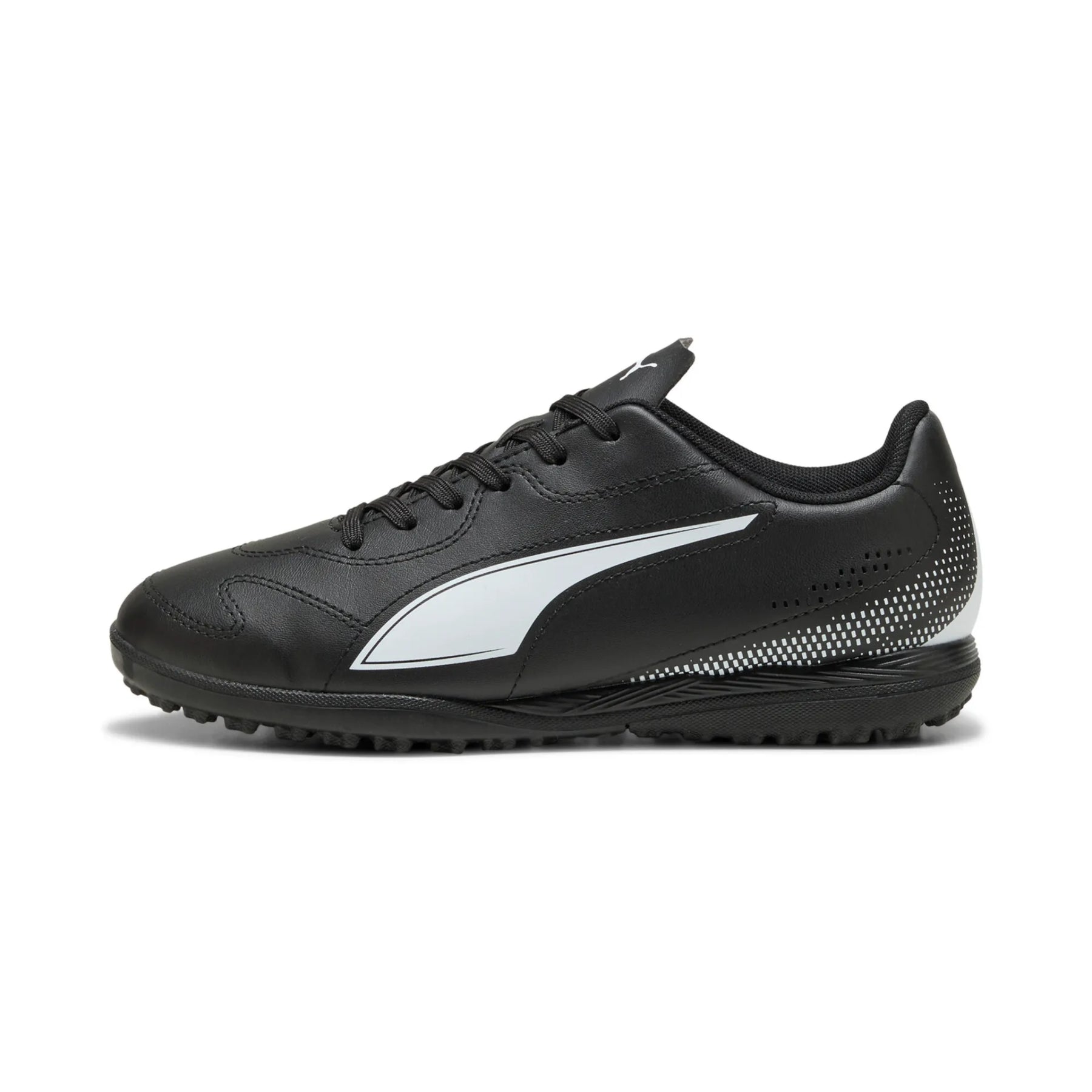 Puma Vitoria II TT Junior Football Boots: Black/White