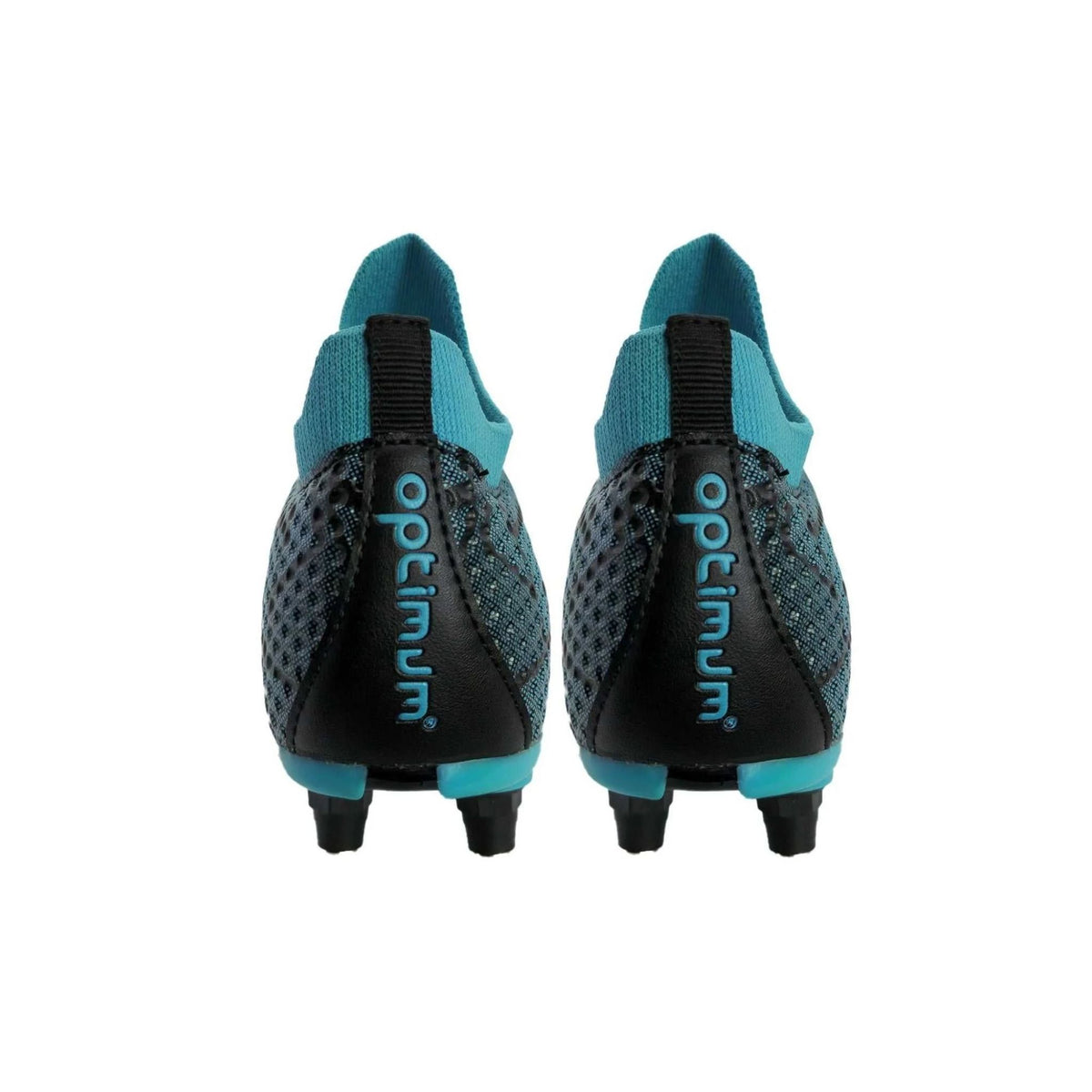 Optimum Laceless Moulded 6 Stud Kids Football Boots: Blue
