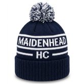 Maidenhead HC Bobble Hat Navy/White