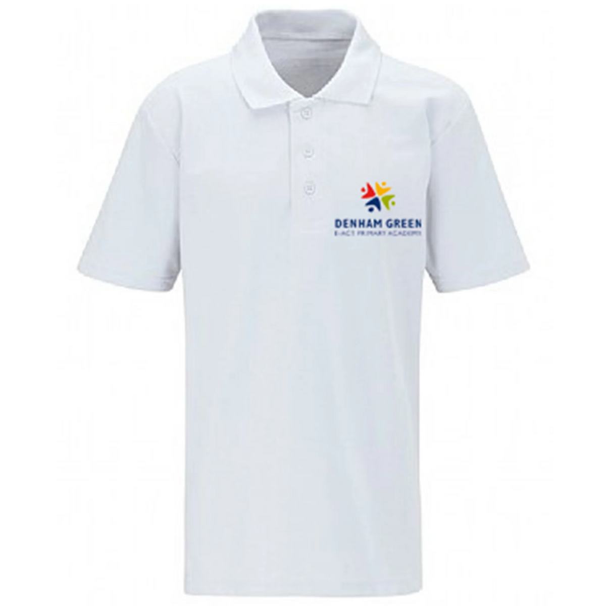 Denham Green School Polo: White
