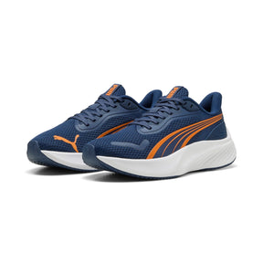 Puma Pounce Lite Junior Running Shoes: Persian Blue/Orange/Puma White
