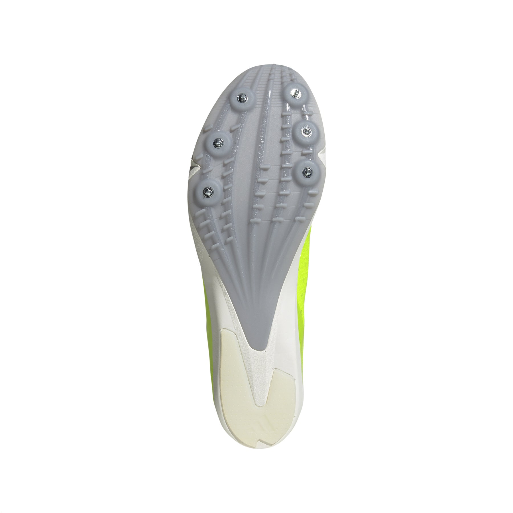 Adidas Distancestar Men's Running Spikes: Lemon