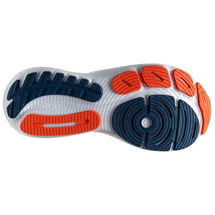 Brooks Glycerin 21 Men's Running Shoes: Blue Opal/Black/Nasturtium