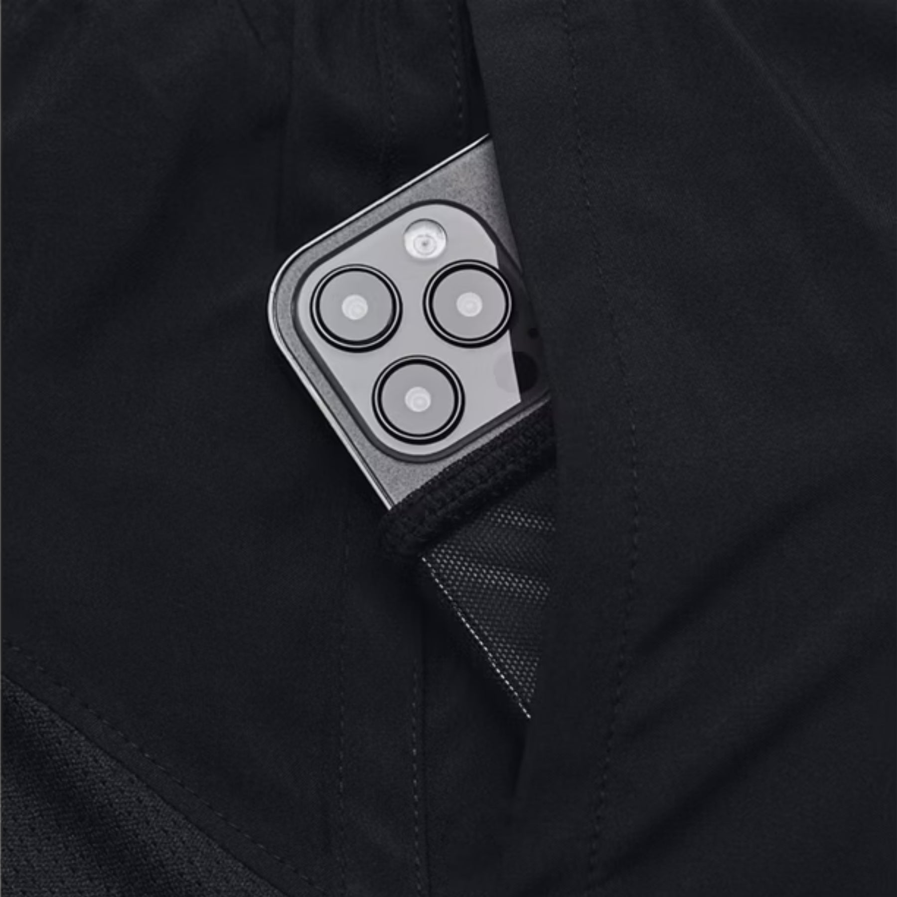 Under Armour Mens Launch Running Shorts: Black/White/Reflective