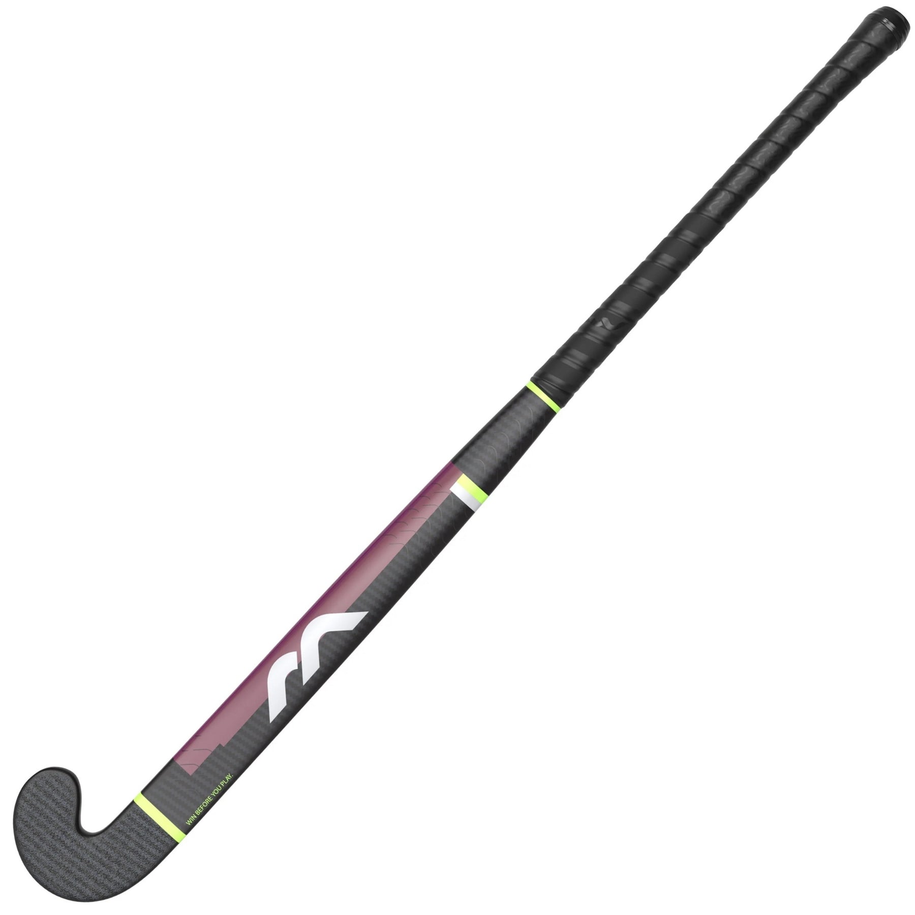 Mercian Elite CF95 Pro Hockey Stick: Carbon/Red Irridescent