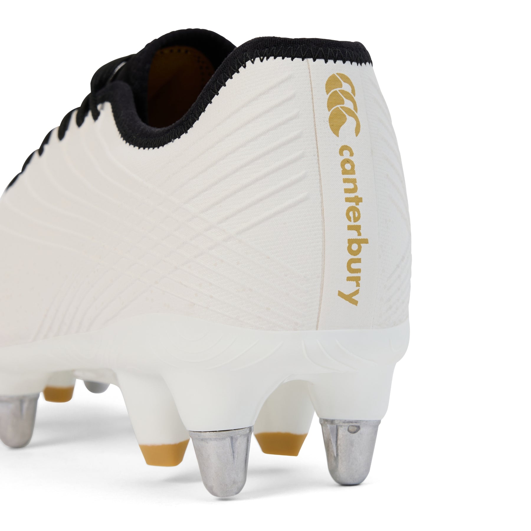 Canterbury Stampede Groundbreak Pro Soft Ground Rugby Boots: White