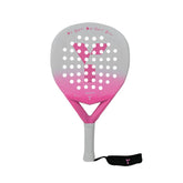 Y1 Arlo Padel Racket: Pink/White