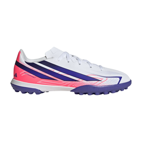 Adidas F50 Hyperfast Club TF Junior  Football Boots: White