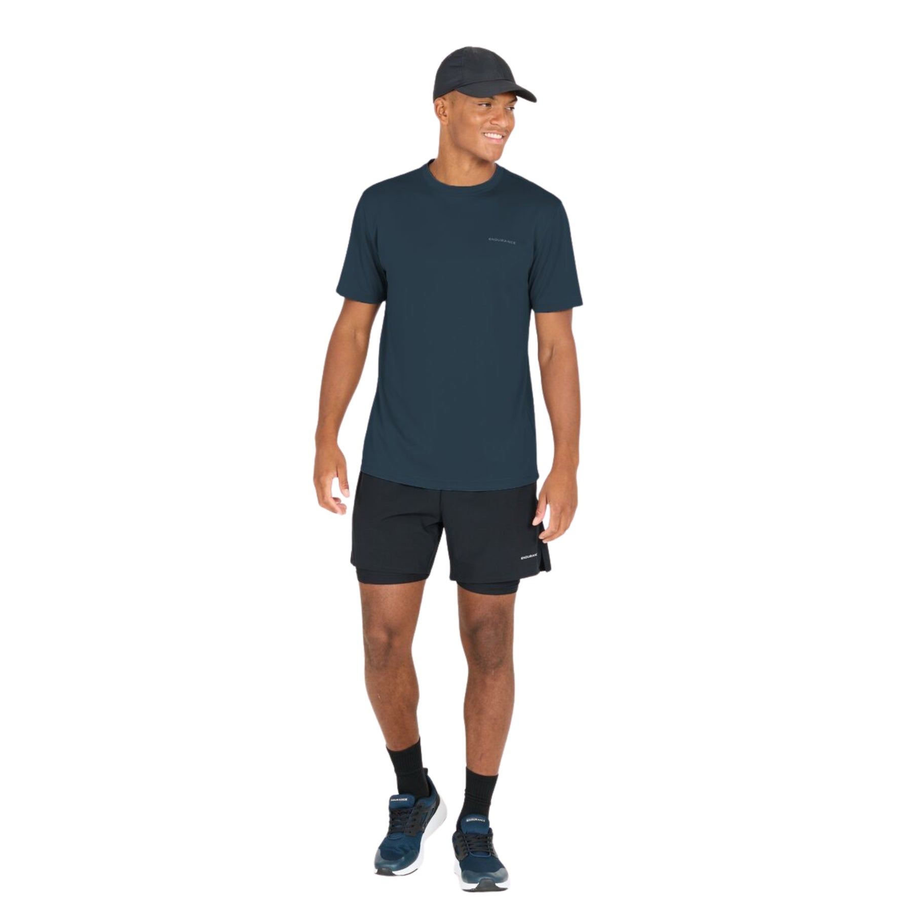 Endurance Mens Vernon V2 T Shirt: Blue Heaven