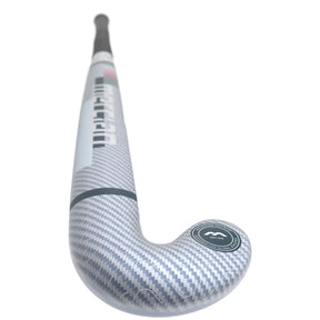Mercian Evolution CKF55 Xtreme Hockey Stick: Silver Carbon/Grey