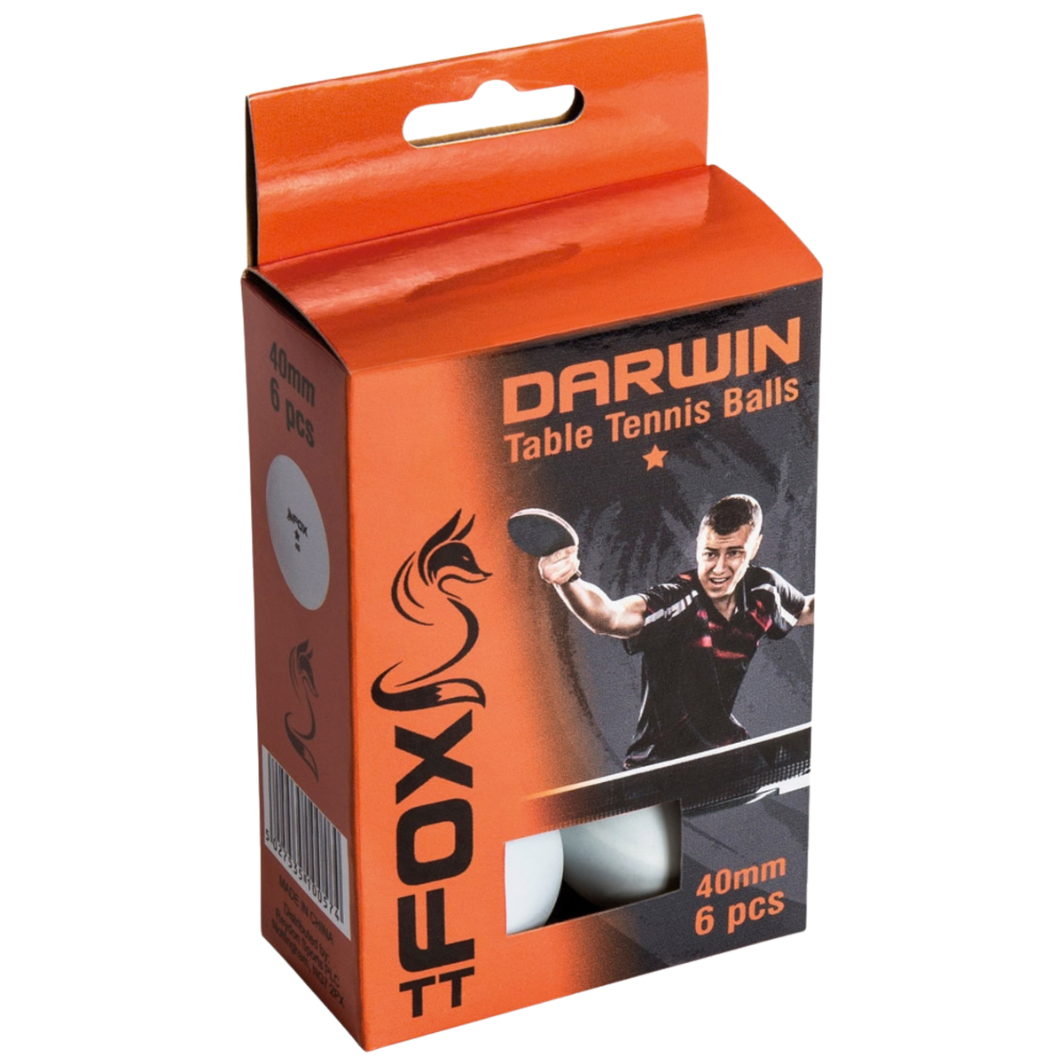Table Tennis Fox TT Darwin 1 ( Pack of 6)