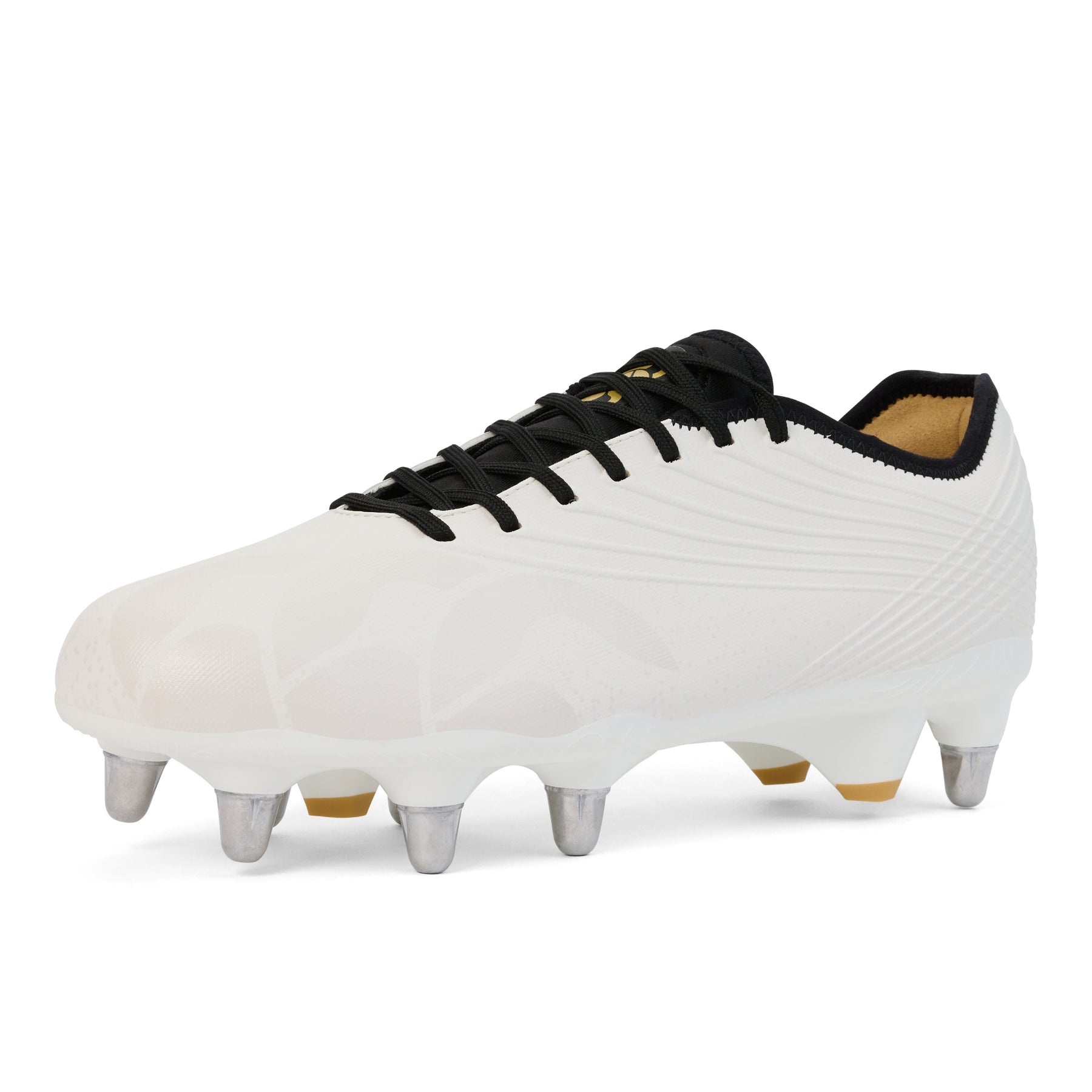 Canterbury Stampede Groundbreak Pro Soft Ground Rugby Boots: White