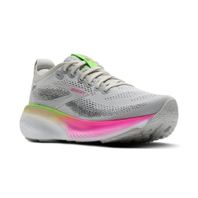 Brooks Adrenaline GTS 25 Womens Running Shoes: Oyster/Pink/Green